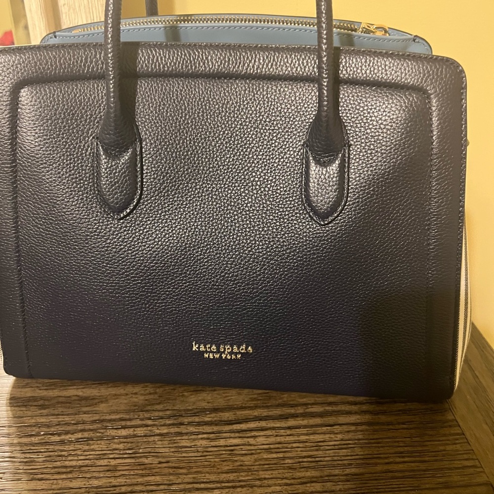 Kate Spade  Knott Stripe Medium Satchel